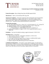 PR TECH DOCS FL10956 R15 AE EVALREPORT-ELSFD-STNDOXXO