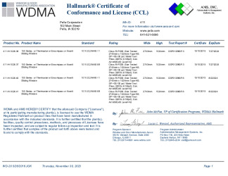 PR CERTIFICATE FL11161 R10 C CAC CCL- 411-H-1026.36-37-40-41