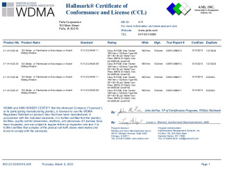 PR CERTIFICATE FL11161 R9 C CAC CCL 411-H-1025.42-43-46-47