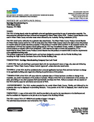 PR CERTIFICATE FL11241 R8 C CAC NOA 22-0920.06 CEE LOCK 24GA WOOD DK