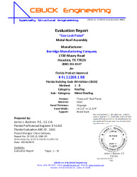 PR Instl Docs FL11269 R8 II 1 CeeLock 24ga WoodDeck EVALREPORT 