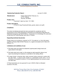 PR TECH DOCS FL11383 R8 AE EVALUATION LETTER POWERBOX8 2024 FL11383