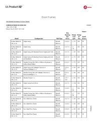 PR CERTIFICATE FL11537 R9 C CAC UL ZHDL R38809 DOOR FRAMES