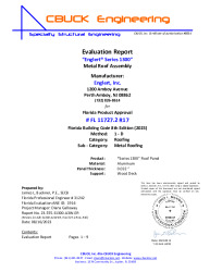 PR Instl Docs FL11727 R17 II 02 S1300 032Alum WoodDeck EVALREPORT 