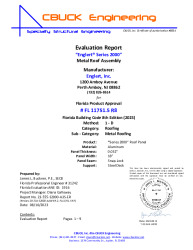 PR INSTL DOCS FL11751 R8 II 5 S2000 032ALUM STEELDECK EVALREPORT 