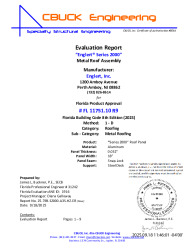 PR TECH DOCS FL11751 R9 AE 10 S2000 032ALUM STEELDECK EVALREPORT R9
