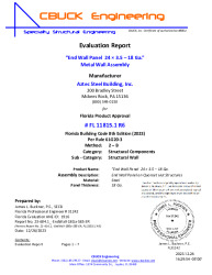 PR Instl Docs FL11815 R6 II 1 23-604.1 EndWallPanel-18Ga-S8S-ER-ds