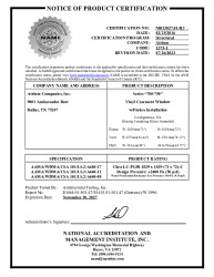 PR CERTIFICATE FL11821 R9 C CAC NI013027.01-R3 700-750 CS