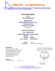 PR Instl Docs FL11842 R10 II 5 STS EVALREPORT 