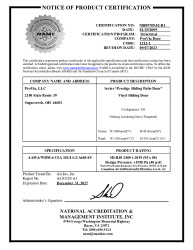 PR CERTIFICATE FL12156 R9 C CAC NI009709.02-R1