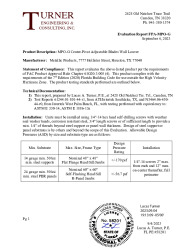 PR Instl Docs FL12256 R6 II EvalReport-MPO-G
