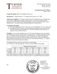 PR Instl Docs FL12256 R7 II EvalReport-MPF-G