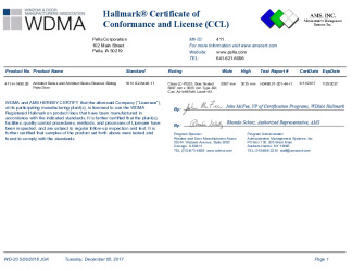 PR CERTIFICATE FL12459 R12 C CAC OXXO CONTEMPORARY 236.125X119.5 CCL 411-H-1490.28