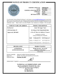 PR CERTIFICATE FL12463 R18 C CAC NI009869-R6