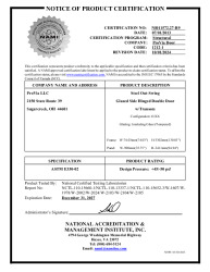 PR CERTIFICATE FL12463 R19 C CAC NI011572.27-R9