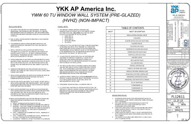 PR Instl Docs FL12611 R8 II YKK271 SS 2024-12-13