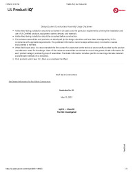 PR Instl Docs FL12713 R7 II TGKX.453   UL Product iQ