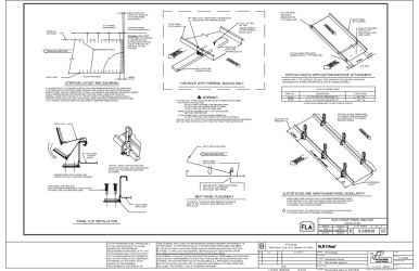 PR INSTL DOCS FL12763 R6 II SLR II ROOF ERECTION DETAILS