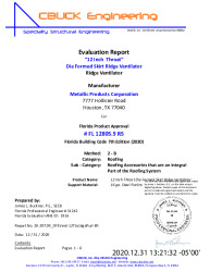 PR INSTL DOCS FL12805 R6 II 20-297.09 DIEFORMEDSKIRTRIDGEVENT-12IN THROAT-ON16GASTEEL-ER-DS