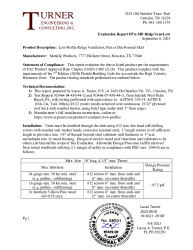 PR Instl Docs FL12805 R7 II EvalReport-MP-Low