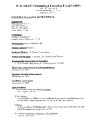 PR TECH DOCS FL12828 R5 AE EVALUATION REPORT WWS-230