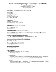 PR TECH DOCS FL13126 R5 AE EVALUATION REPORT WWS-160
