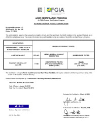 PR CERTIFICATE FL13195 R8 C CAC 17185