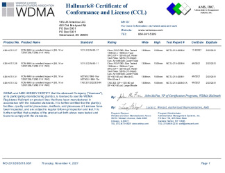 PR CERTIFICATE FL13303 R12 C CAC FL13303  FCM  4646 OR SMALLER 6 OR 16