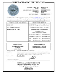 PR CERTIFICATE FL13541 R20 C CAC NI011912-R15 NI011912.01-R15