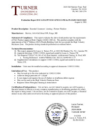 PR TECH DOCS FL13632 R8 AE EVALREPORT-ESCA-ESAWN-ESCAP