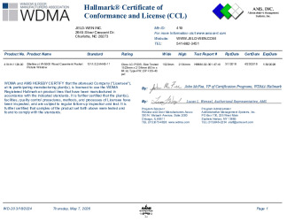 PR CERTIFICATE FL13699 R14 C CAC JELD-WEN419CCL - 2026-05-07T105237.630 27592.5