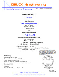 PR Instl Docs FL13754 R6 II 23-603.01 EC-100 ACM Wall System on Steel Studs-ds
