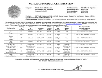 PR CERTIFICATE FL13862 R8 C CAC NI010322-R8