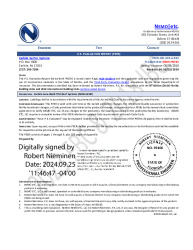 PR TECH DOCS FL14083 R33 AE 2024 09 25 FINAL PEER-CRL-003.A NON-HVHZ FL14083-R33