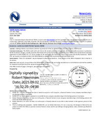 PR TECH DOCS FL14083 R36 AE 2025 09 02 FINAL PEER-CRL-003.B HVHZ FL14083-R36