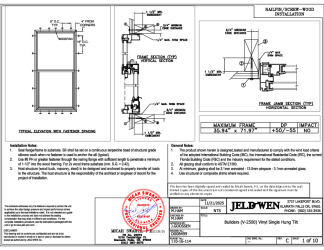 PR Instl Docs FL14104 R26 II D008499 (14104.8) - Builders (V-2500) Vinyl Single Hung Tilt 36x72 DP50-55 FBC 11-21-25 DSS