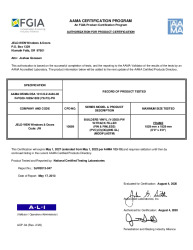 PR CERTIFICATE FL14108 R14 C CAC R-PG50-72X72 FWTF NEW