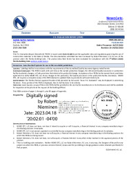 PR TECH DOCS FL14165 R19 AE 2023 04 18 FINAL PEER-CRL-002.A PVC FL14165-R19