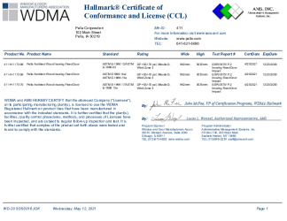 PR CERTIFICATE FL14290 R10 C CAC 411-H-1173.68-70 IMPACT