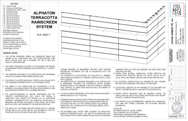 PR Instl Docs FL14291 R7 II Alphaton Terracotta Rainscreen System-NI-JA-1687-23-SS