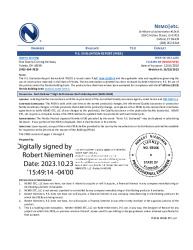 PR TECH DOCS FL14299 R9 AE 2023 10 23 FINAL PEER-OC-002.A NON-HVHZ FL14299-R9