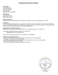 PR TECH DOCS FL1435 R28 AE SH5400 - U-LITE - ENG EVAL