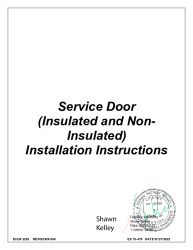 PR Instl Docs FL14396 R7 II 10-476 Installation Instructions, Service Door SandS (12-15-25)