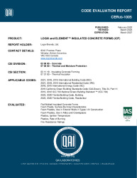 PR TECH DOCS FL14469 R5 AE 03. CERUS-1005 ED.2 - LOGIX BRANDS, LTD - ELEMENT ICF - 2021 - 2015 IBC 22032024