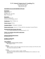 PR TECH DOCS FL14474 R8 AE EVALUATION REPORT WWS-182