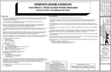 PR Instl Docs FL14488 R10 II SIMP1061 Rev C FIXED WOOD DOOR ss