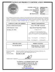 PR CERTIFICATE FL14604 R12 C CAC NI009020.03-R4