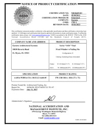 PR CERTIFICATE FL14608 R16 C CAC NI010609-R3