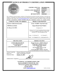 PR CERTIFICATE FL14608 R18 C CAC NI011880.01-R4