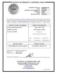 PR CERTIFICATE FL14608 R19 C CAC NI010609.01-R3